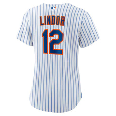 Francisco Lindor New York Mets Women's Home Replica Player Jersey White