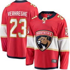 Carter Verhaeghe Florida Panthers Fanatics Home Breakaway Jersey - Red Jerseys