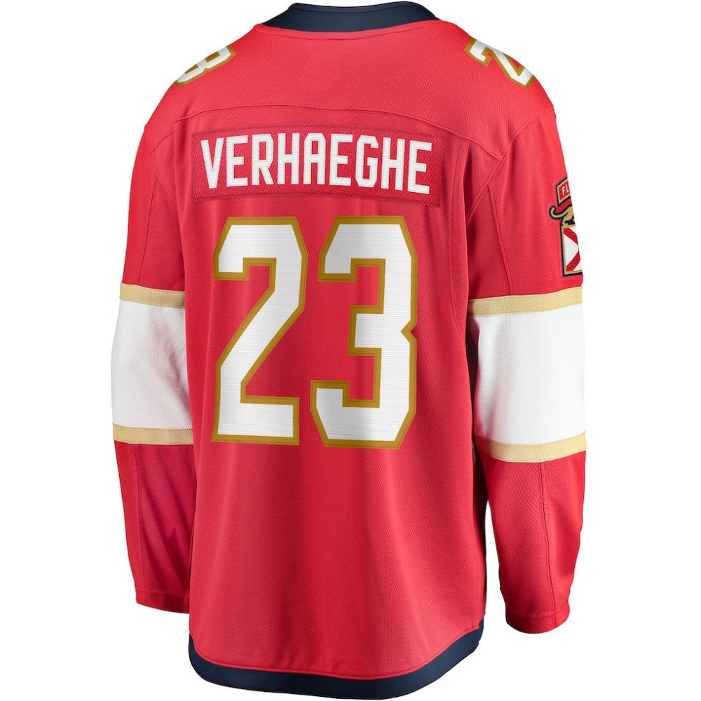 Carter Verhaeghe Florida Panthers Fanatics Home Breakaway Jersey - Red Jerseys