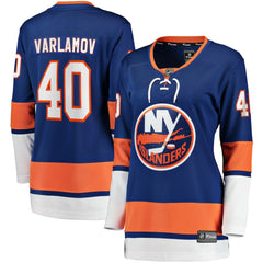 Semyon Varlamov New York Islanders Fanatics Women's Home Breakaway Jersey - Royal Jerseys