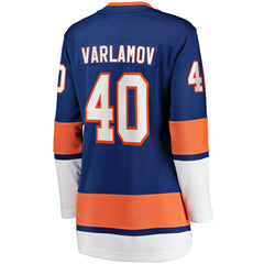 Semyon Varlamov New York Islanders Fanatics Women's Home Breakaway Jersey - Royal Jerseys