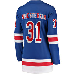 Igor Shesterkin New York Rangers Fanatics Women's Home Breakaway Jersey - Blue Jerseys