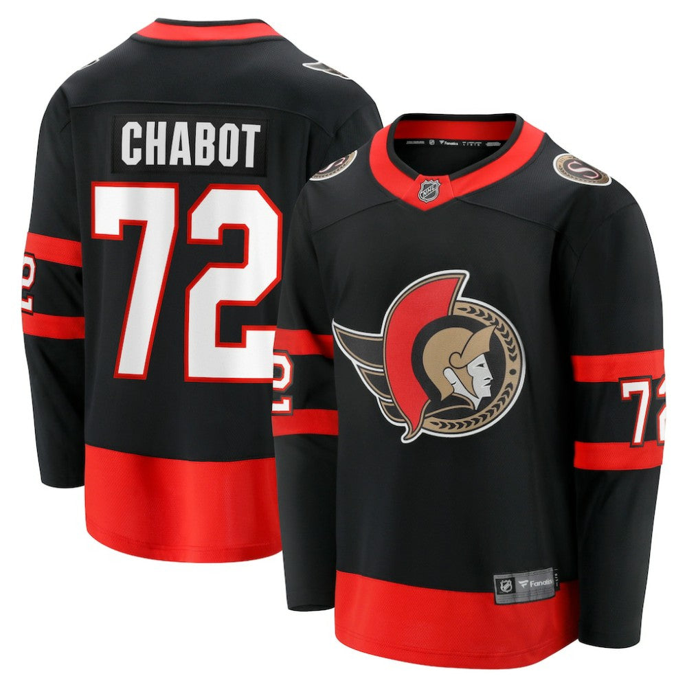 Thomas Chabot Ottawa Senators Fanatics Home Breakaway Jersey - Black Jerseys