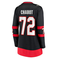 Thomas Chabot Ottawa Senators Fanatics Women's Home Breakaway Jersey - Black Jerseys