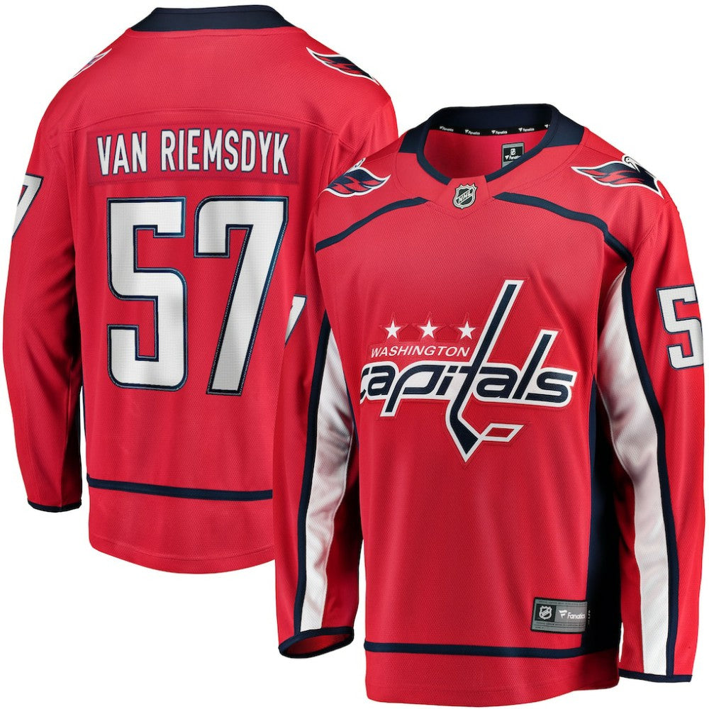 Trevor van Riemsdyk Washington Capitals Fanatics Home Breakaway Jersey - Red Jerseys