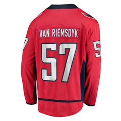 Trevor van Riemsdyk Washington Capitals Fanatics Home Breakaway Jersey - Red Jerseys