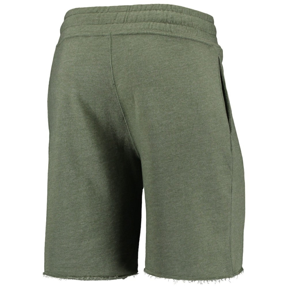 Cincinnati Reds Concepts Sport Mainstream Tri-Blend Shorts Heathered Olive
