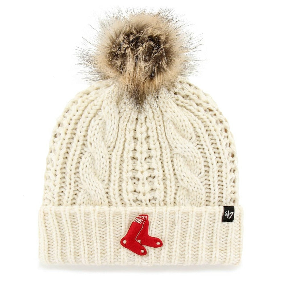 Boston Red Sox Women's Meeko Knit Hat White