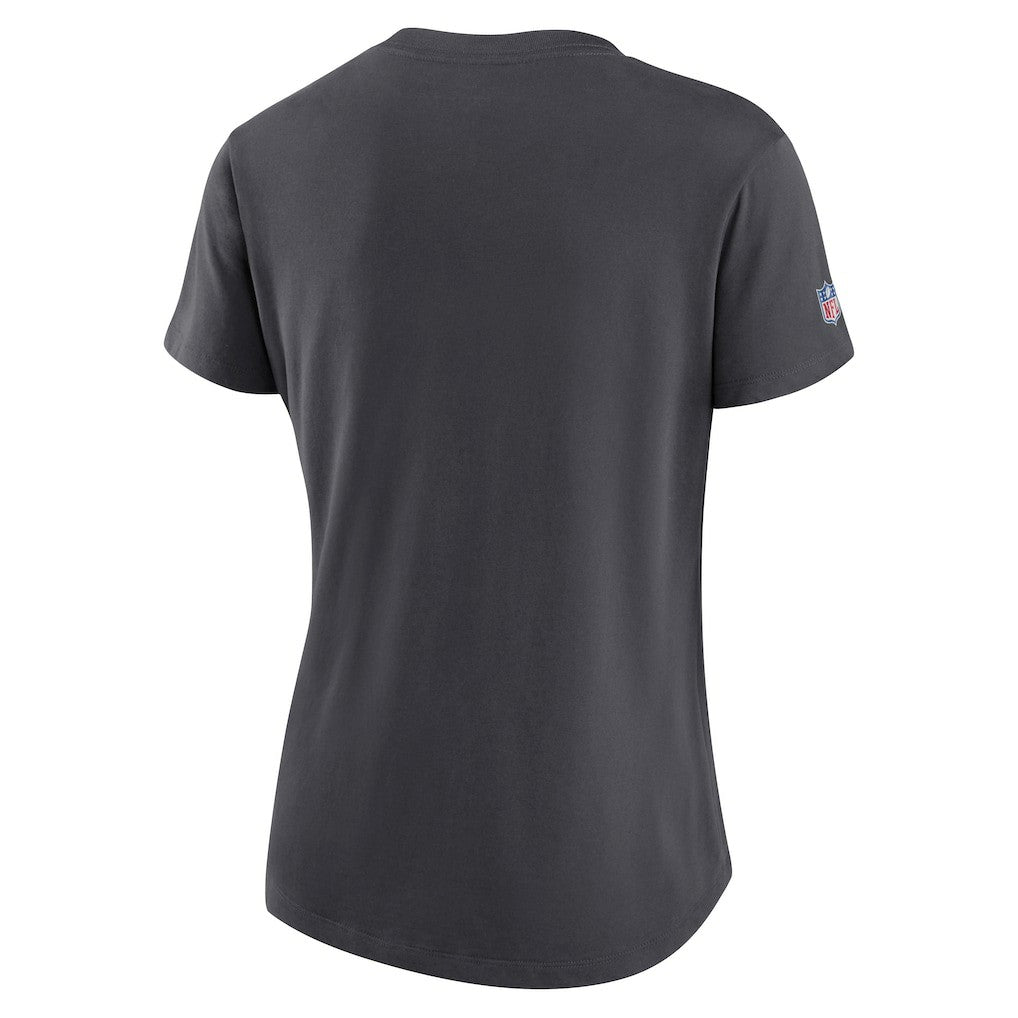 Jacksonville Jaguars Women's NFL Crucial Catch Performance T-Shirt - Anthracite sale
