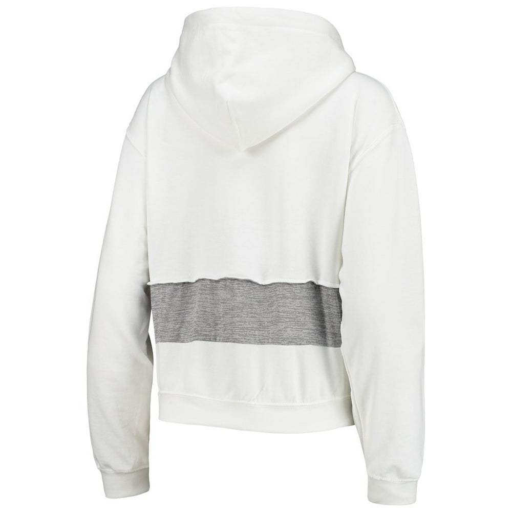 Miami Dolphins Refried Apparel Women's Sustainable Crop Dolman Pullover Hoodie - White online