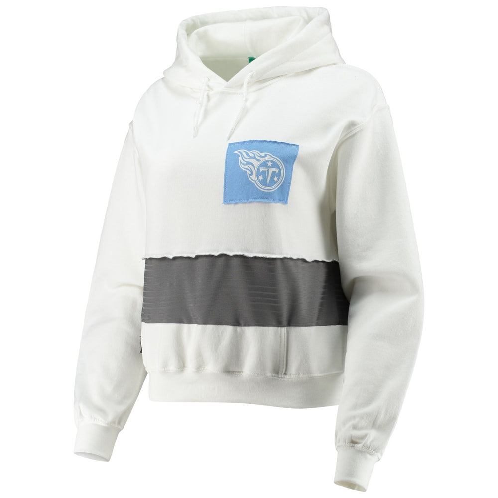 Tennessee Titans Refried Apparel Women's Sustainable Crop Dolman Pullover Hoodie - White online