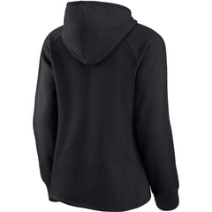 New Orleans Saints Women's First Contact Raglan Pullover Hoodie - Black cheap