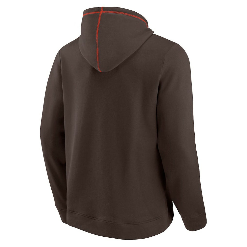 Cleveland Browns Tiebreaker Pullover Hoodie - Brown discount
