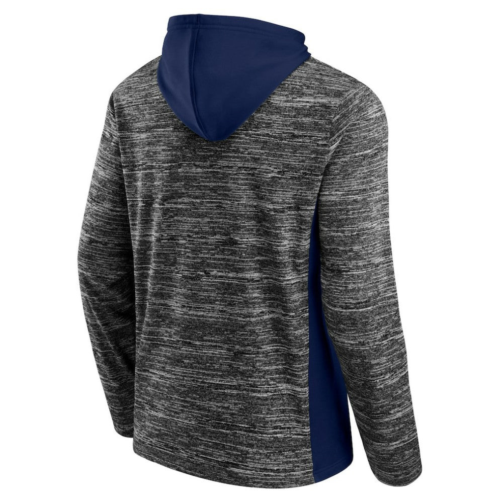Houston Astros Instant Replay Color Block Pullover Hoodie Gray/Navy