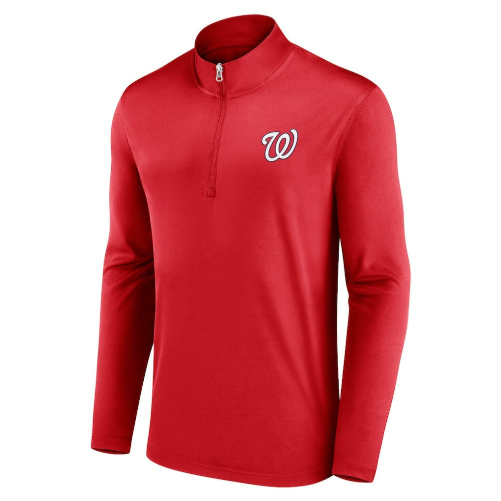 Washington Nationals Underdog Mindset Quarter-Zip Top Red