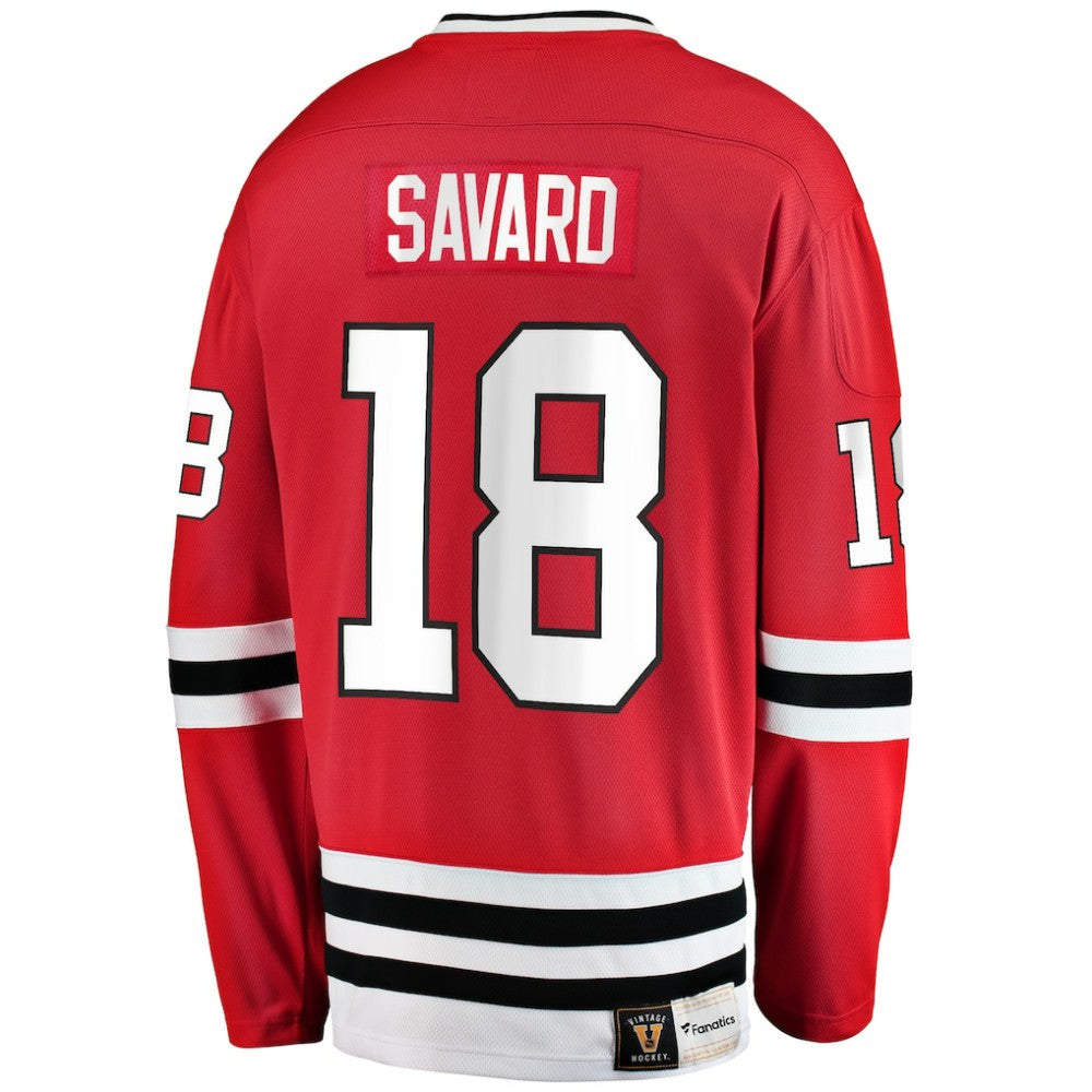 Denis Savard Chicago Blackhawks Fanatics Premier Breakaway Retired Player Jersey - Red Jerseys