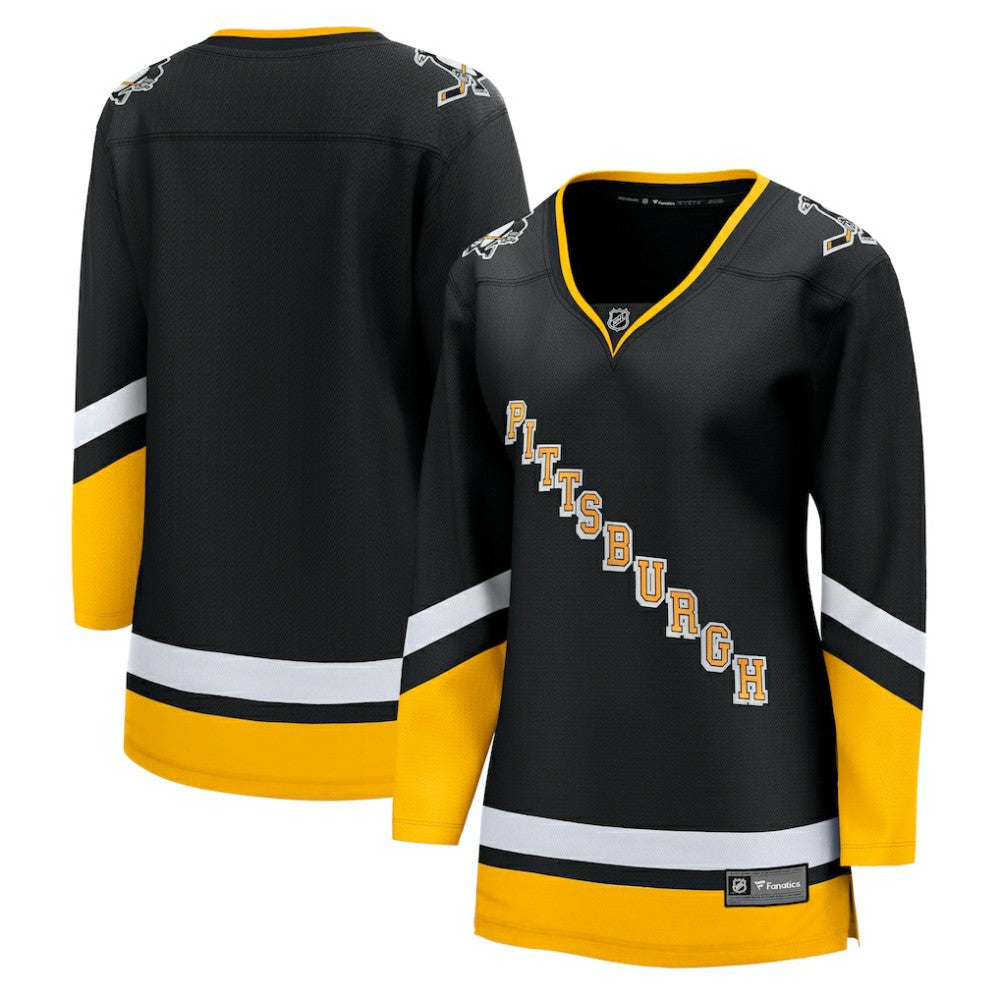 Pittsburgh Penguins Fanatics Women's Alternate Breakaway Jersey - Black Jerseys