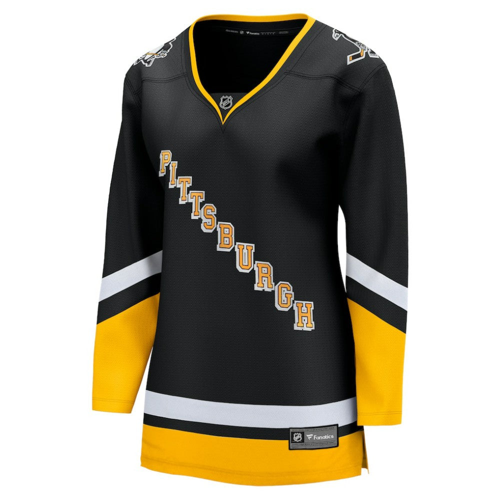Pittsburgh Penguins Fanatics Women's Alternate Breakaway Jersey - Black Jerseys