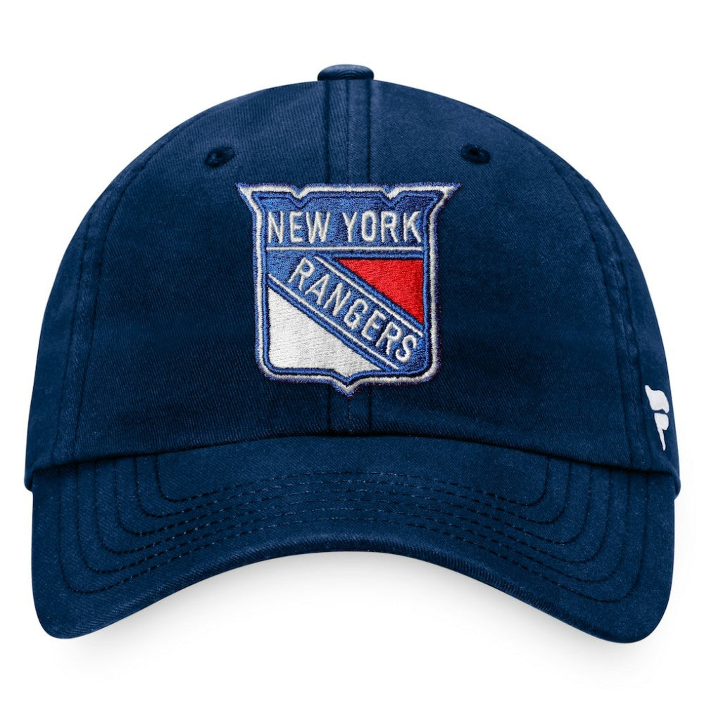 New York Rangers Fanatics Core Primary Logo Adjustable Hat - Navy Hats