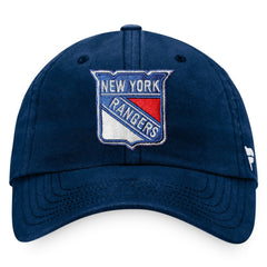 New York Rangers Fanatics Core Primary Logo Adjustable Hat - Navy Hats