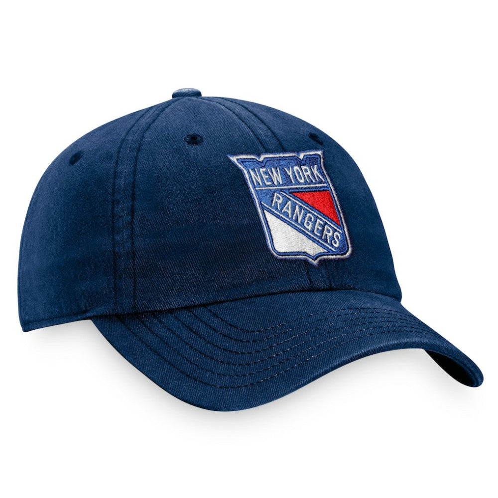 New York Rangers Fanatics Core Primary Logo Adjustable Hat - Navy Hats