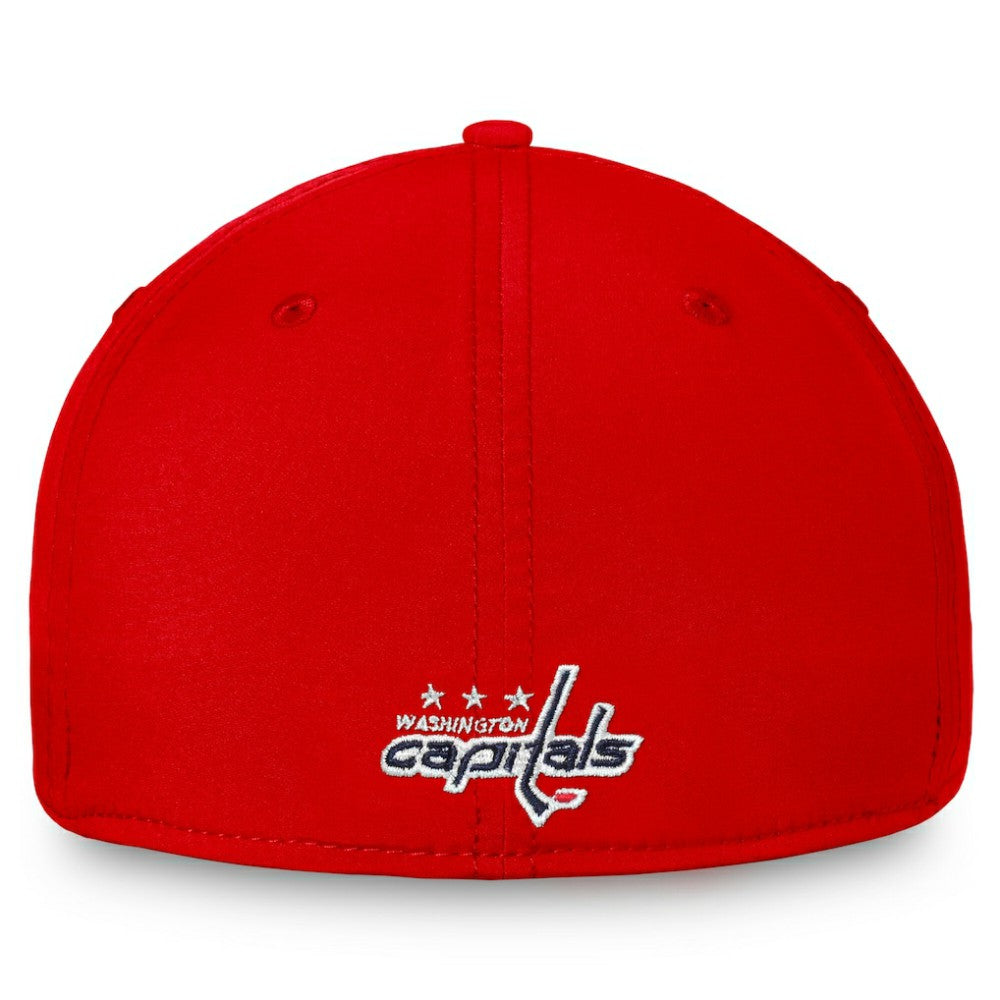 Washington Capitals Fanatics Core Primary Logo Flex Hat - Red Hats