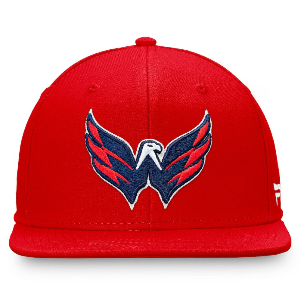 Washington Capitals Fanatics Primary Logo Snapback Hat - Red Hats