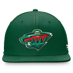 Minnesota Wild Fanatics Primary Logo Snapback Hat - Green Hats