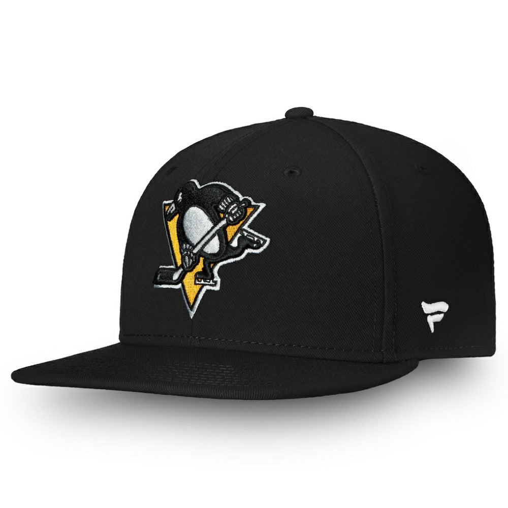 Pittsburgh Penguins Fanatics Primary Logo Snapback Hat - Black Hats
