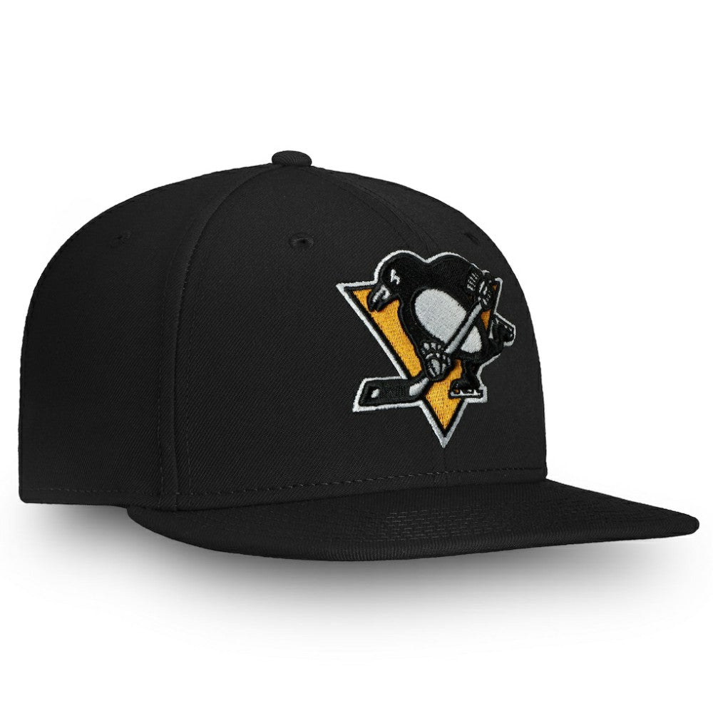 Pittsburgh Penguins Fanatics Primary Logo Snapback Hat - Black Hats