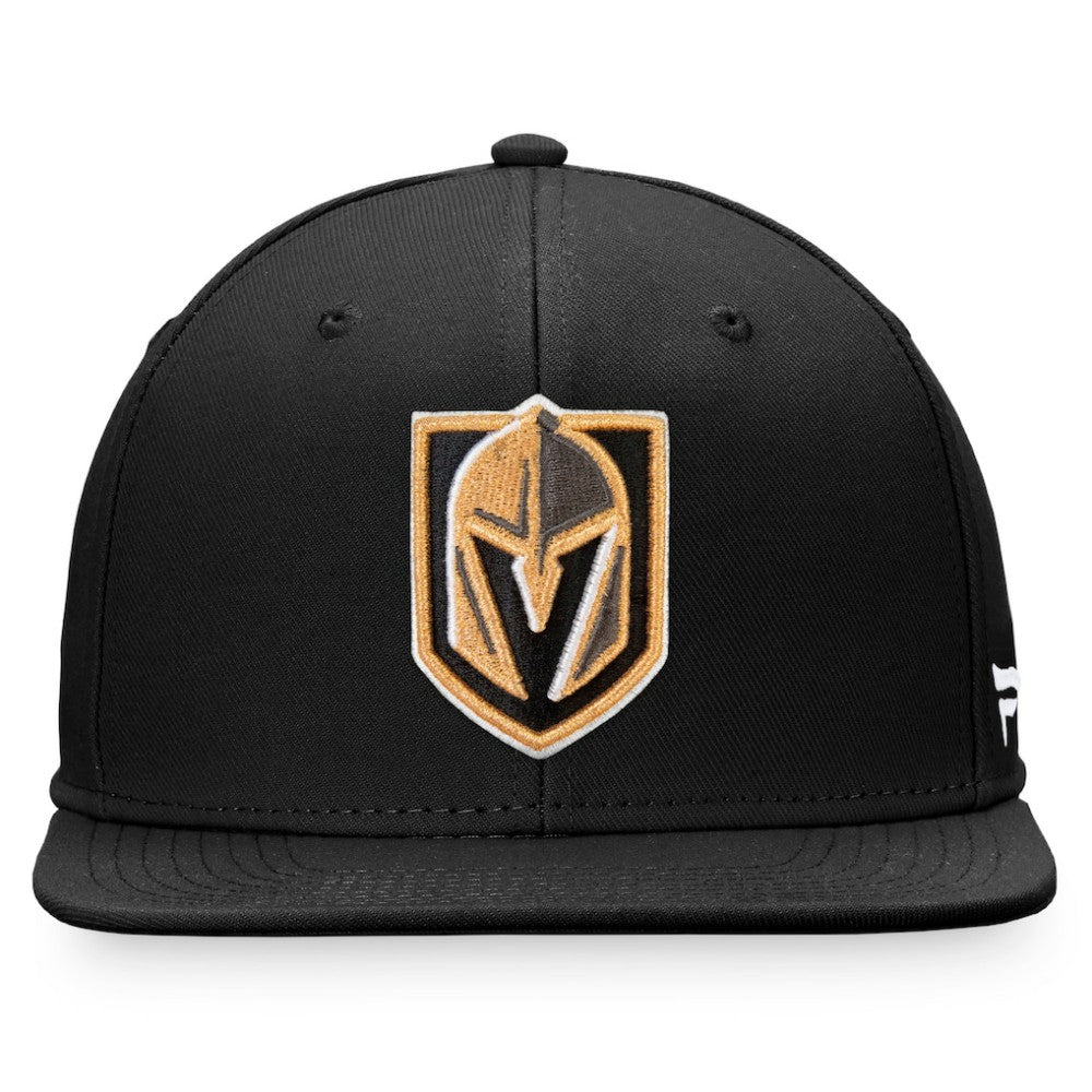 Vegas Golden Knights Fanatics Primary Logo Snapback Hat - Black Hats