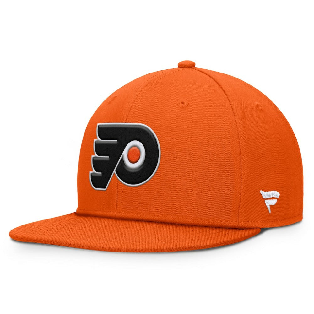 Philadelphia Flyers Fanatics Primary Logo Snapback Hat - Orange Hats