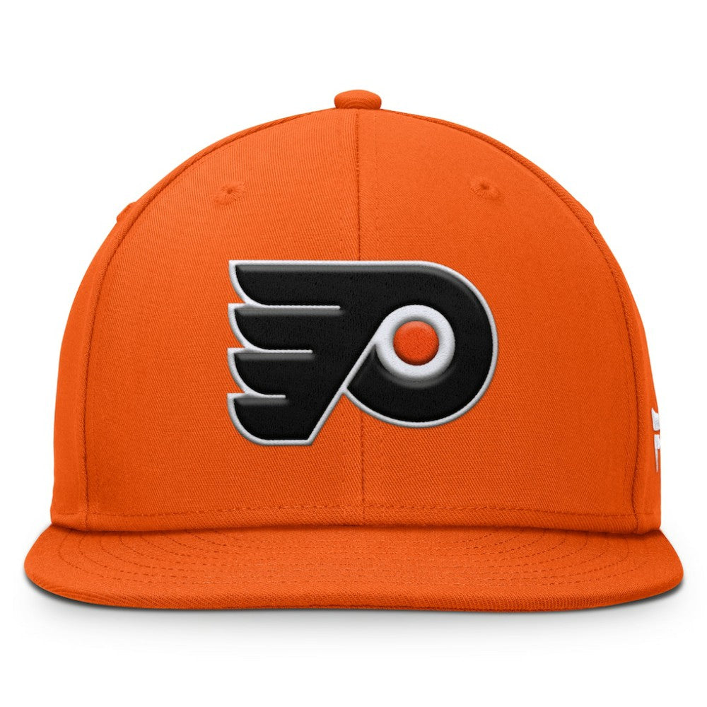 Philadelphia Flyers Fanatics Primary Logo Snapback Hat - Orange Hats