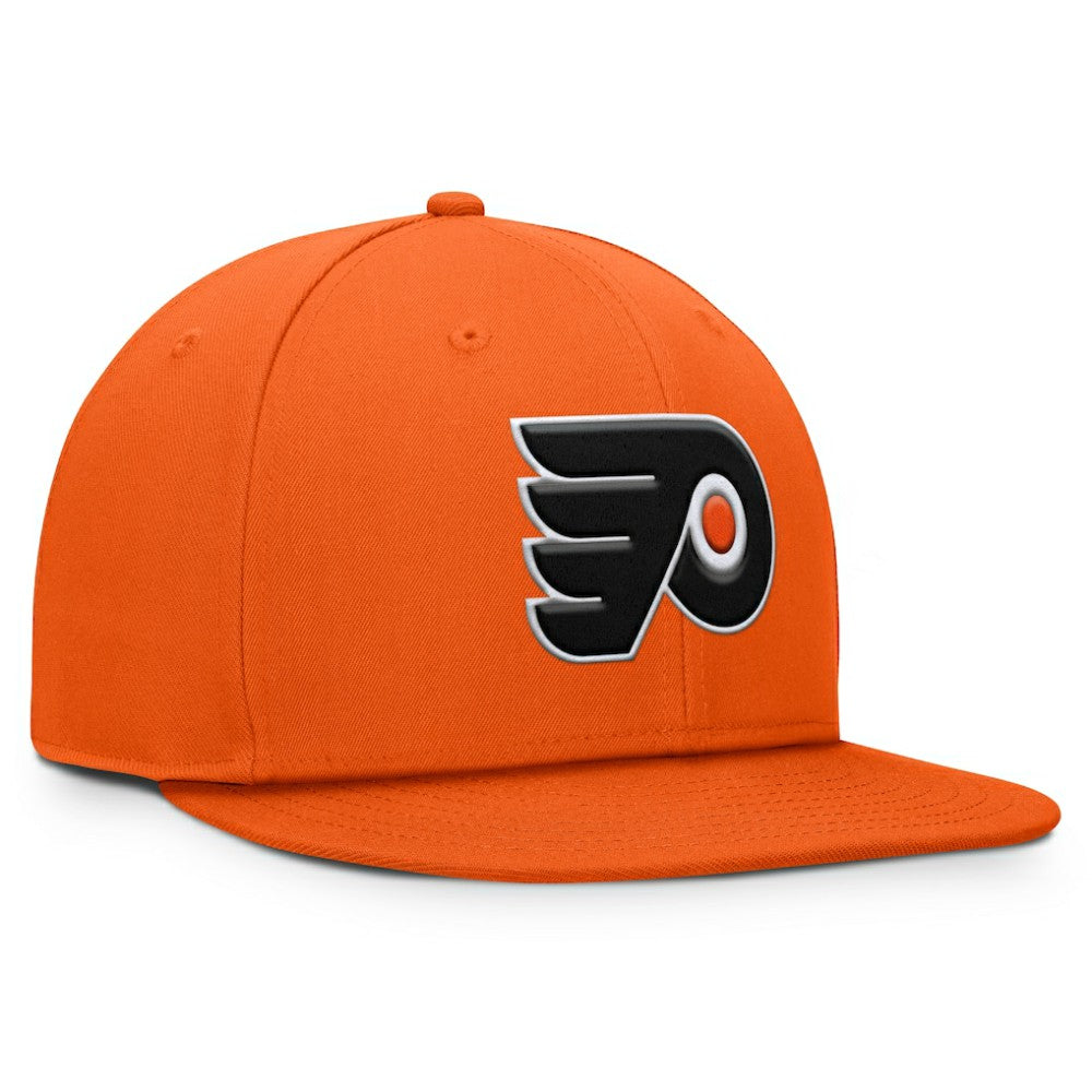 Philadelphia Flyers Fanatics Primary Logo Snapback Hat - Orange Hats