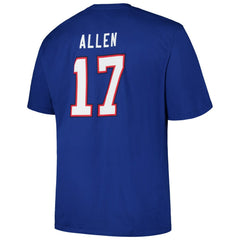 Josh Allen Buffalo Bills Big & Tall Player Name & Number T-Shirt - Royal on sale
