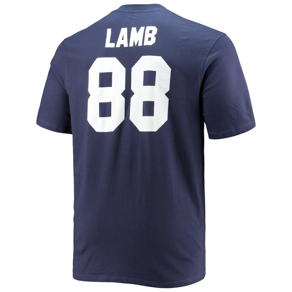 CeeDee Lamb Dallas Cowboys Big & Tall Player Name & Number T-Shirt - Navy on sale