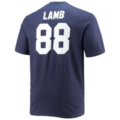 CeeDee Lamb Dallas Cowboys Big & Tall Player Name & Number T-Shirt - Navy on sale