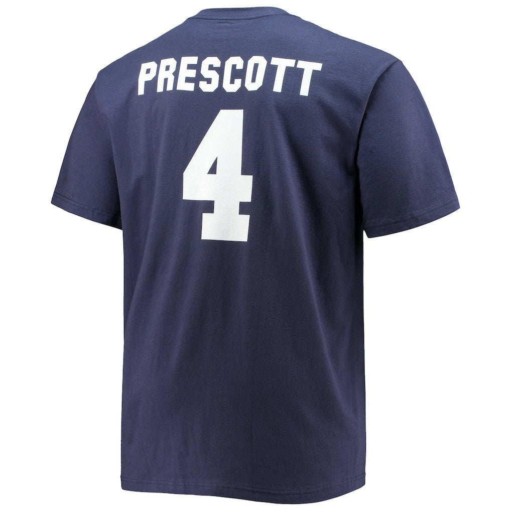 Dak Prescott Dallas Cowboys Big & Tall Player Name & Number T-Shirt - Navy online