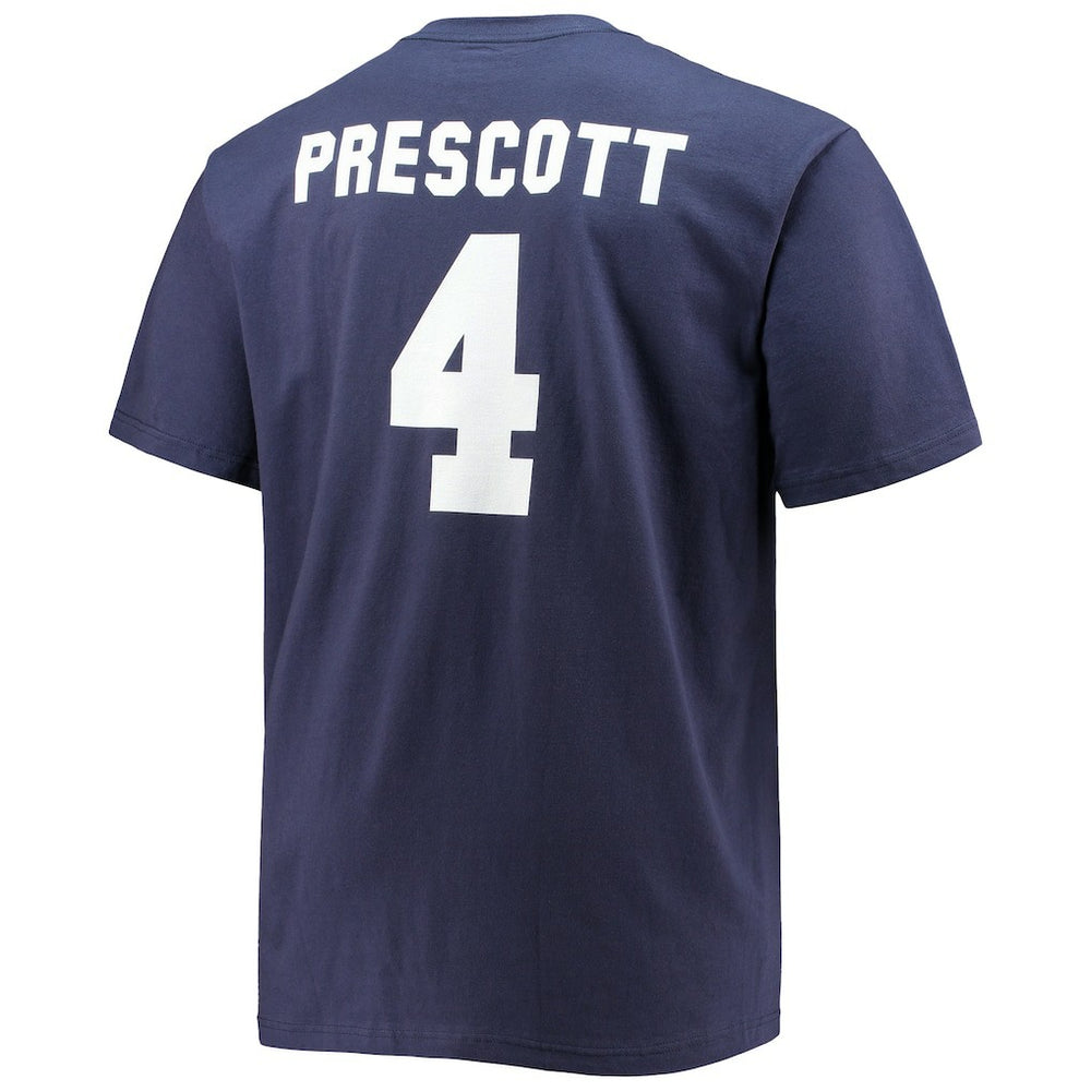 Dak Prescott Dallas Cowboys Big & Tall Player Name & Number T-Shirt - Navy online
