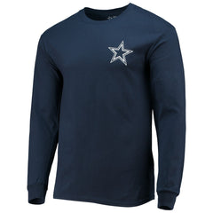 Dallas Cowboys #1 Dad Long Sleeve T-Shirt - Navy for sale