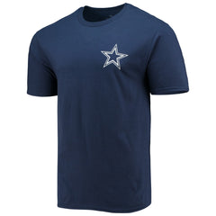 Dallas Cowboys #1 Dad T-Shirt - Navy on sale