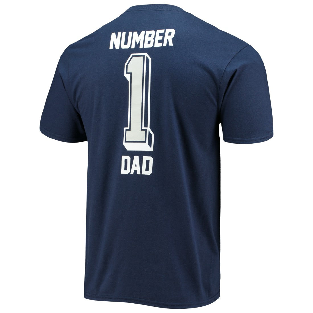 Dallas Cowboys #1 Dad T-Shirt - Navy on sale