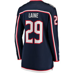 Patrik Laine Columbus Blue Jackets Fanatics Women's Home Breakaway Jersey - Navy Jerseys