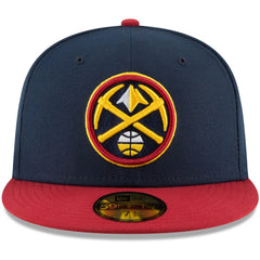Denver Nuggets 2-Tone 59FIFTY Fitted Hat sale - Navy/Red outlet
