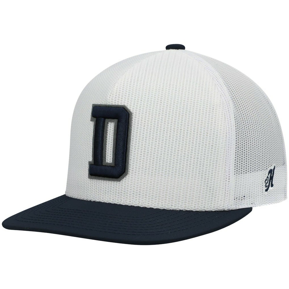 Dallas Cowboys HOOey Logo Snapback Hat - White/Navy discount