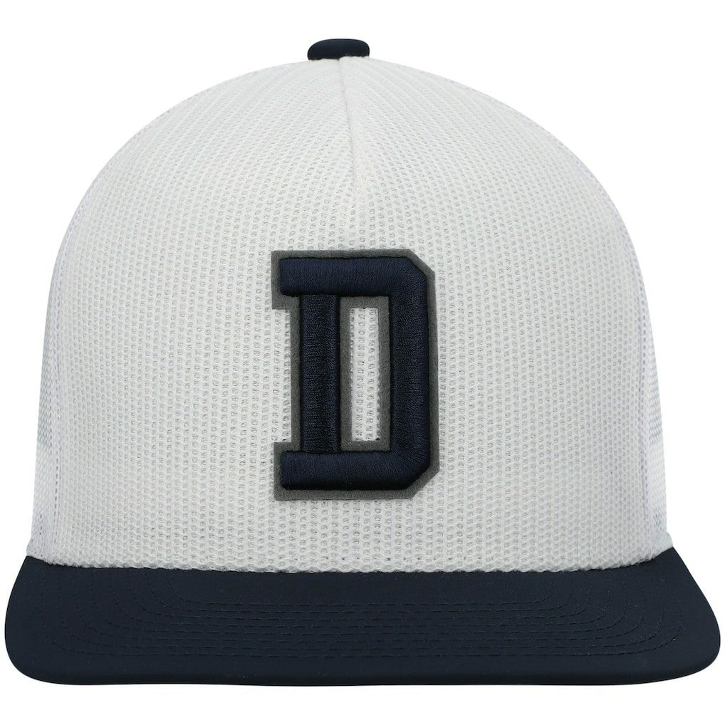 Dallas Cowboys HOOey Logo Snapback Hat - White/Navy discount