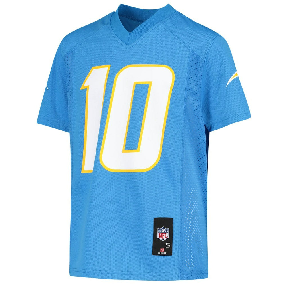 Justin Herbert Los Angeles Chargers Youth Replica Player Jersey - Powder Blue on sale