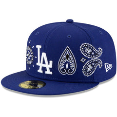 Los Angeles Dodgers Paisley Elements 59FIFTY Fitted Hat Royal