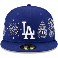 Los Angeles Dodgers Paisley Elements 59FIFTY Fitted Hat Royal