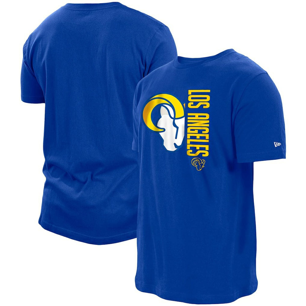Los Angeles Rams New Era Split Logo 2-Hit T-Shirt - Royal sale